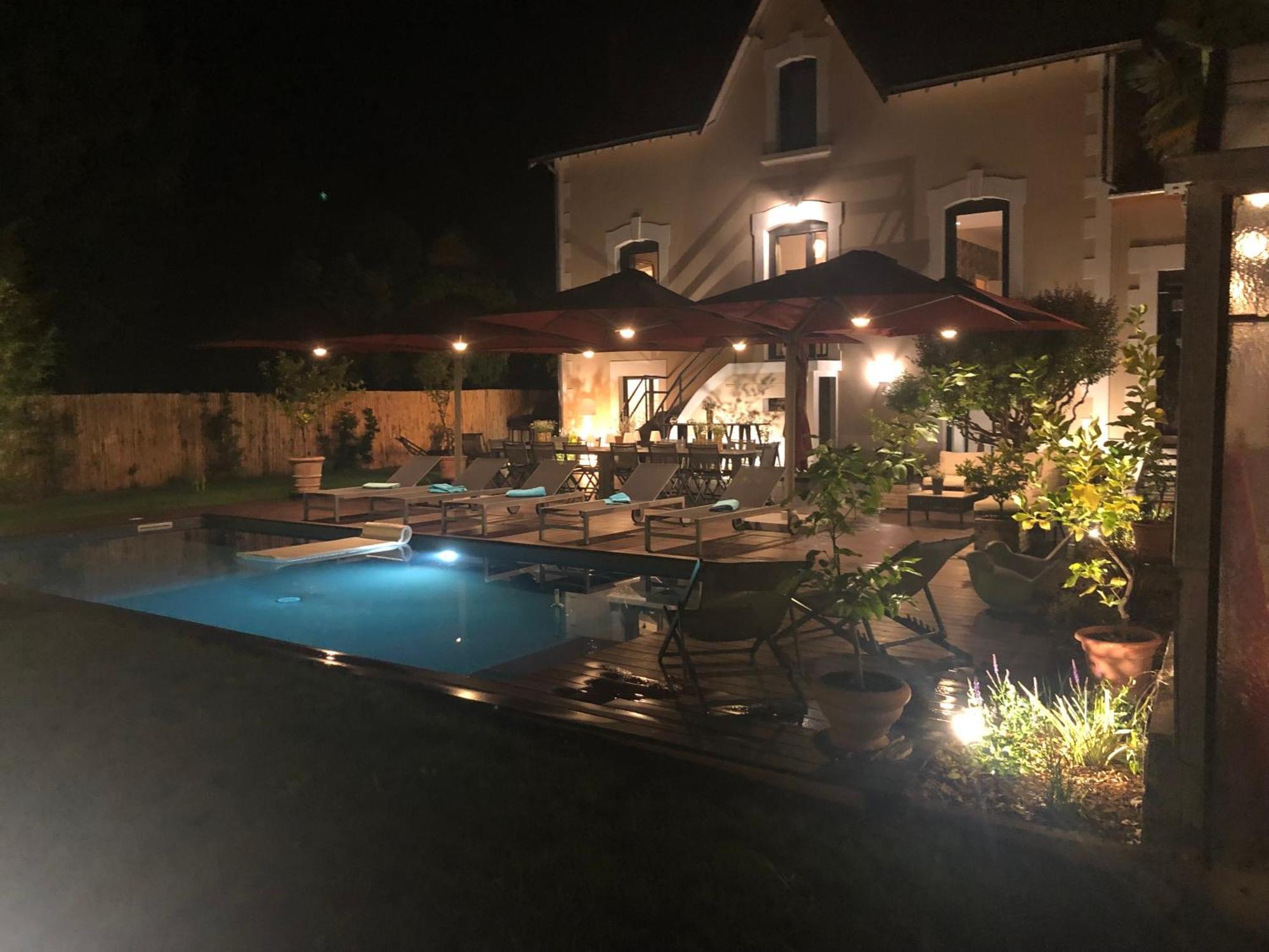 Demeure De Charme Vue Riviere Perigueux Piscine Parking Bed & Breakfast Bagian luar foto